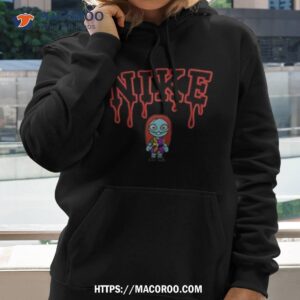sally brand melt embroidered nike halloween shirt hoodie