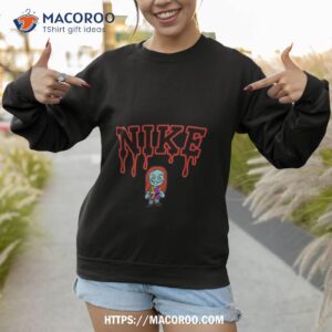 sally brand melt embroidered nike halloween shirt sweatshirt