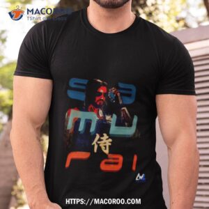 Samurai Fitted Cool Graphic Johnny Silverhand Shirt