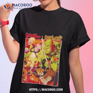 Samurai Sukubi Vs Shurreku Samurai Scooby Doo And Shaggy Vs Shrek And Donkey Shirt