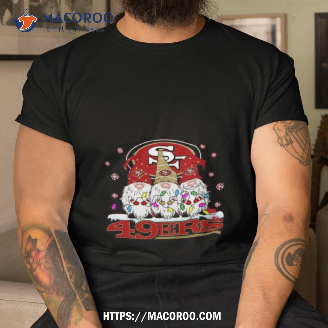 Official san Francisco 49ers Football Gnomes Christmas 2023 T