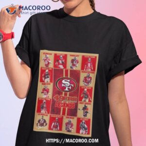 San Francisco 49ers Legends Players 2023 Signatures Shirt