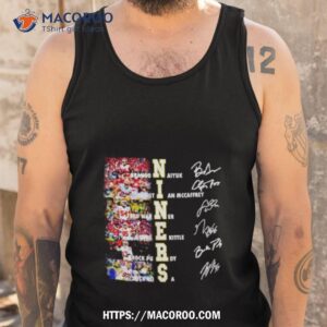 san francisco 49ers niners signatures shirt tank top