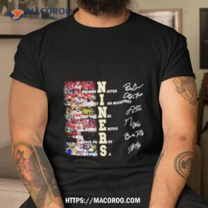 San Francisco 49ers Niners Signatures Shirt