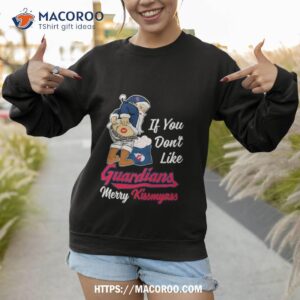 Santa Butt If You Don’t Like Cleveland Guardians Merry Kissmyass Christmas Shirt 2 santa butt if you don t like cleveland guardians merry kissmyass christmas shirt sweatshirt