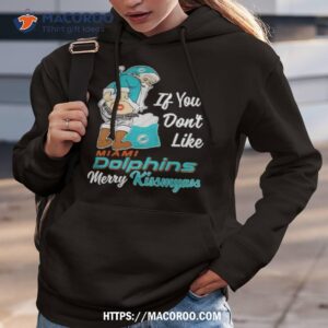 Santa Butt If You Don’t Like Miami Dolphins Merry Kissmyass Christmas Shirt 2 santa butt if you don t like miami dolphins merry kissmyass christmas shirt hoodie 3