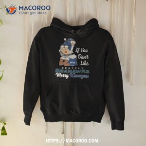 Santa Butt If You Don’t Like Seattle Seahawks Merry Kissmyass Christmas Shirt