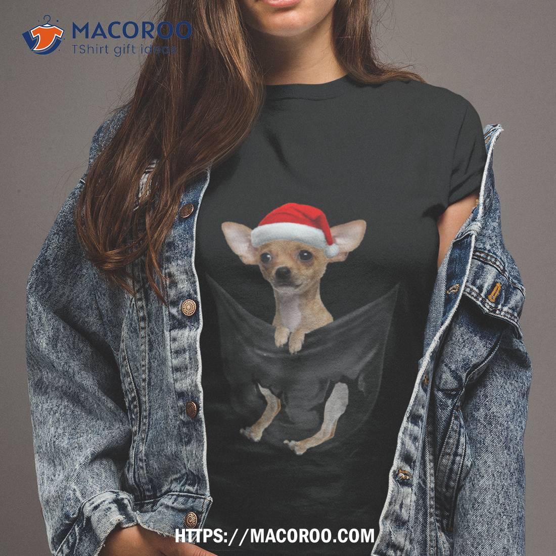Santa Chihuahua Funny Christmas Shirt Santa Chihuahua Funny Christmas Shirt