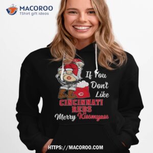 Santa Claus If You Don’t Like Cincinnati Reds Merry Kissmyass T Shirt