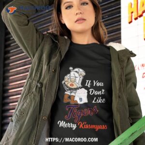 Santa Claus If You Don’t Like Detroit Tigers Merry Kissmyass T Shirt