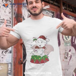 Santa Dumbo Light Cute Christmas Shirt