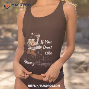 Santa If You Don’t Like Las Vegas Raiders Merry Kissmyass 2023 Christmas T Shirt