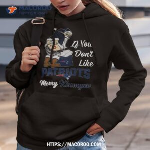 santa if you don t like new england patriots merry kissmyass 2023 christmas t shirt hoodie 3