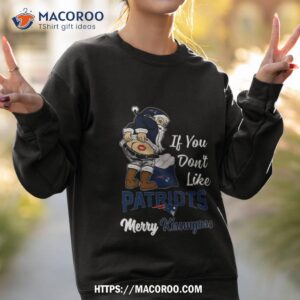 santa if you don t like new england patriots merry kissmyass 2023 christmas t shirt sweatshirt 2