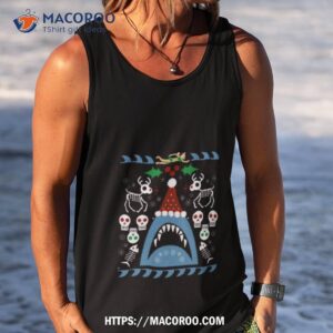 santa jaws shirt tank top