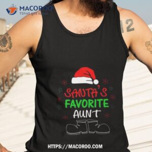 santa s favorite aunt family christmas bape shirt tank top 3