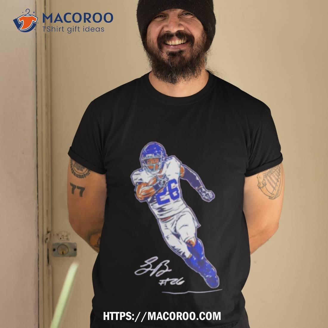 Saquon Barkley Superstar Pose Signature Shirt