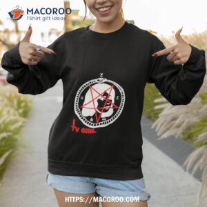 satan tv girl shirt sweatshirt 1