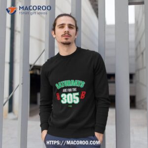 saturdays for miami college fans shirt sweatshirt 1