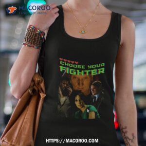 saw choose your fighter design shirt tank top 4