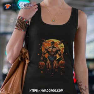 scary beast creepy swole halloween gym gains shirt tank top 4