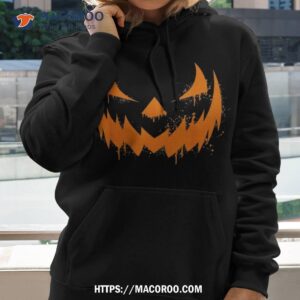 scary pumpkin laugh spooky halloween costume funny horror shirt hoodie