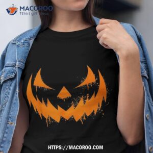 scary pumpkin laugh spooky halloween costume funny horror shirt tshirt