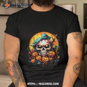 Scary Skull Halloween Shirt