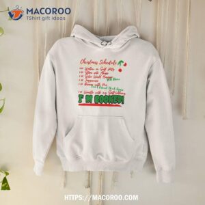 Schedule Christmas Shirt