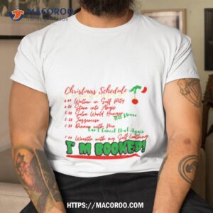 Schedule Christmas Shirt