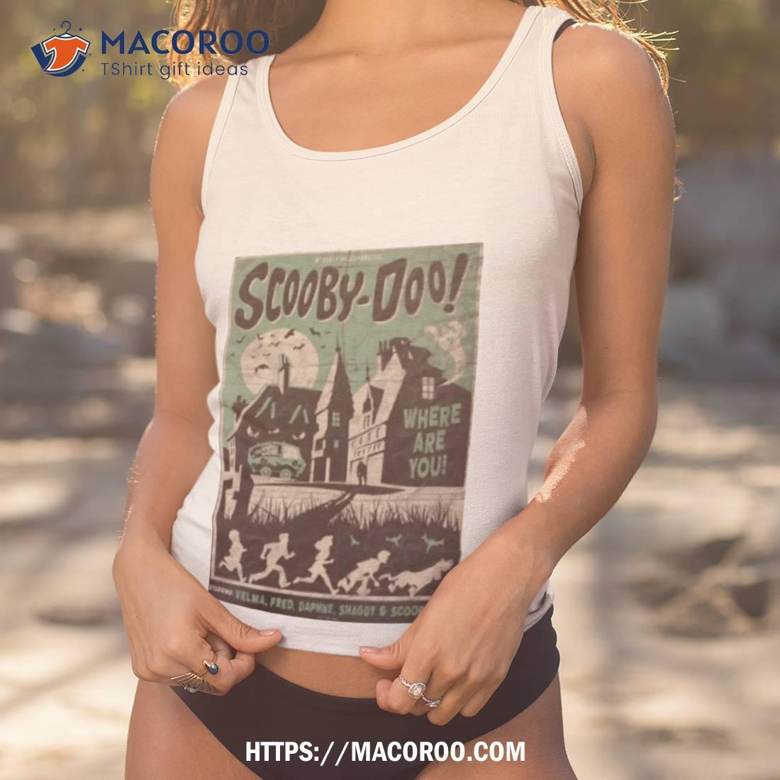 Scooby Doo Mystery Incorporated Scary House Art Poster Design Shirt Scooby Doo Mystery Incorporated Scary House Art Poster Design Shirt