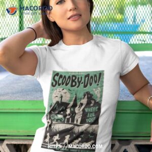 Scooby Doo Mystery Incorporated Scary House Art Poster Design Shirt 3 scooby doo mystery incorporated scary house art poster design shirt tshirt 1