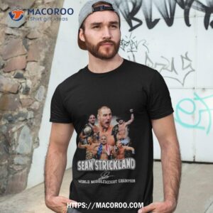 Sean Strickland World Middleweight Champion Signature Shirt