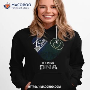 Seattle Seahawks And Oregon Ducks Heart It’s In My Dna 2023 T Shirt