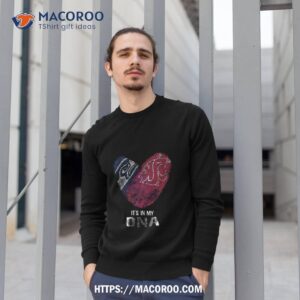 seattle seahawks and washington state heart it s in my dna 2023 shirt sweatshirt 1