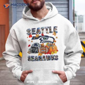 Seattle Seahawks Fall Helmet Pumpkin Shirt