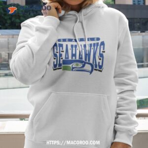 seattle seahawks grey distressed logo shirt hoodie