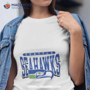 seattle seahawks grey distressed logo shirt tshirt