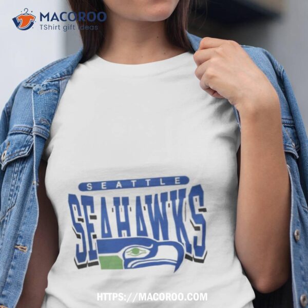 Seattle Seahawks Grey Distressed Logo Shirt