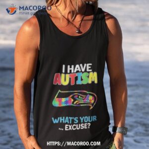 seattle seahawks i have autism what s your excuse shirt tank top