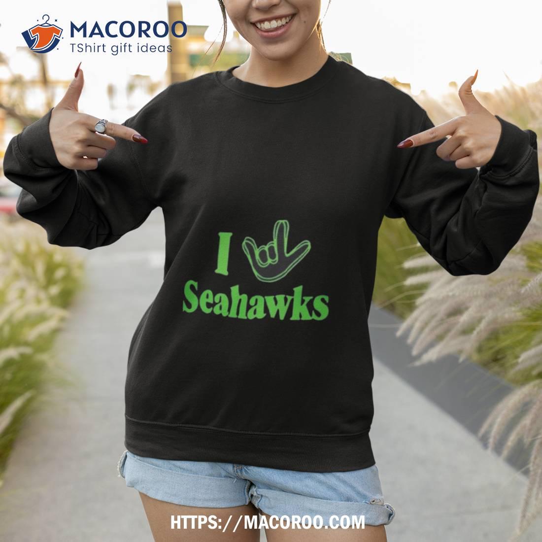 Seattle Seahawks The Nfl Asl Collection By Love Sign Tri Blend Shirt