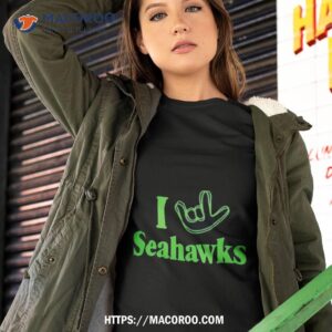 Seattle Seahawks The Nfl Asl Collection By Love Sign Tri Blend Shirt