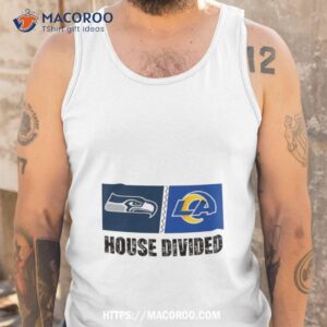 seattle seahawks vs los angeles rams house divided shirt tank top