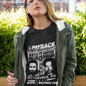 Seth Freakin Rollins Vs Shinsuke Nakamura 2023 Payback World Heavyweight Championship Match Photo Design Shirt