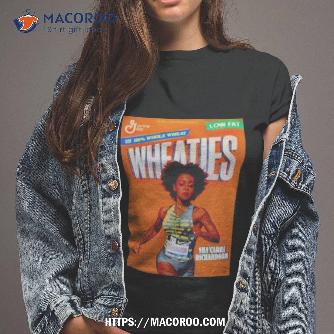 Sha’carri Richardson Belongs On The Wheaties Box Shirt Sha’carri Richardson Belongs On The Wheaties Box Shirt