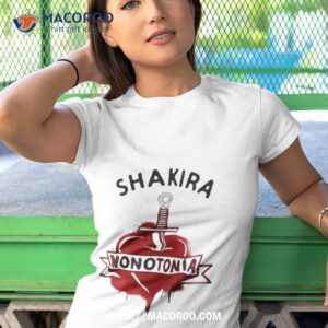 shakira merch monotona shirt tshirt 1