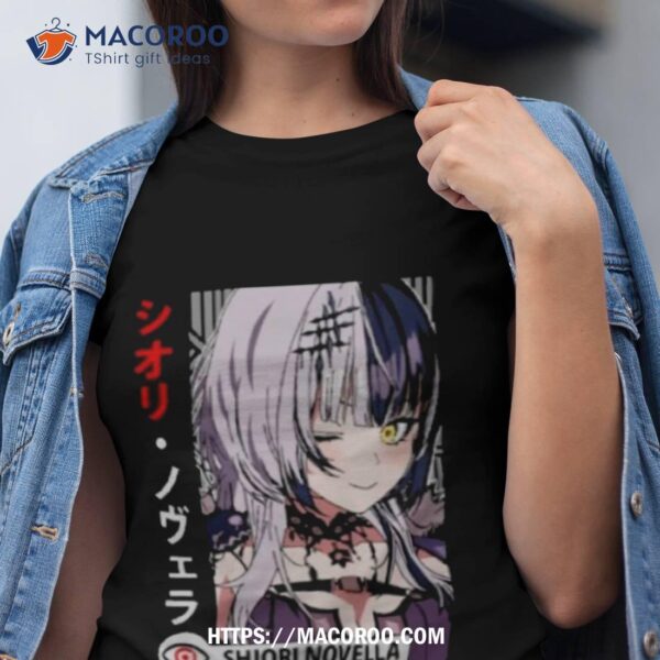 Shiori Novella Advent Wink Waifu Anime Fan Gifts Shirt