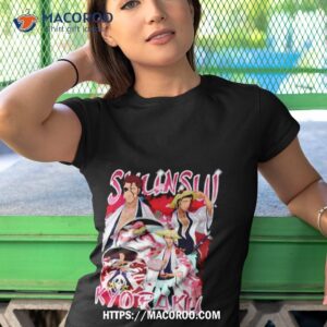 Shunsui Kyoraku Anime Shirt 3 shunsui kyoraku anime shirt tshirt 1