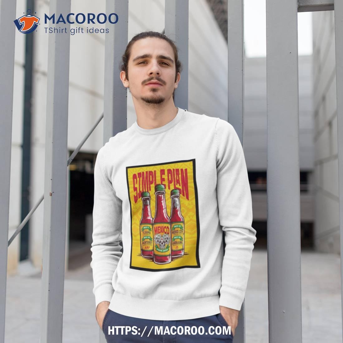 Simple Plan 2023 Mexico Tour Poster Shirt Simple Plan 2023 Mexico Tour Poster Shirt