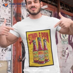 Simple Plan 2023 Mexico Tour Poster Shirt